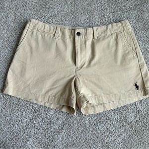 Women’s khaki Ralph Lauren Sport Shorts